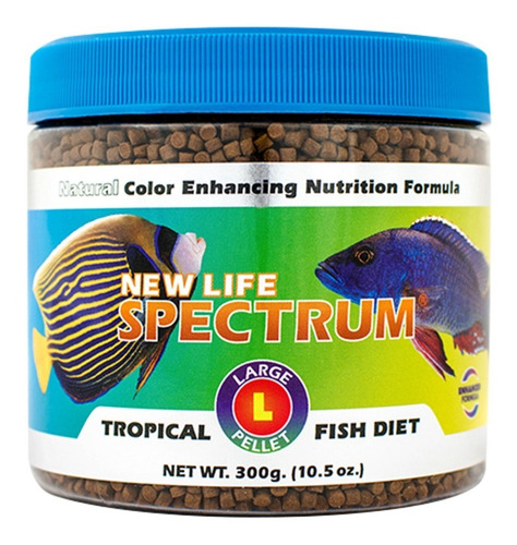 Alimento New Life Spectrum Tropical Large Pellet 3mm 300gr 