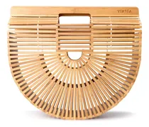 Comprar Bolsos De Bambú Vintga Para Mujer, Bolsos De Playa De Madera