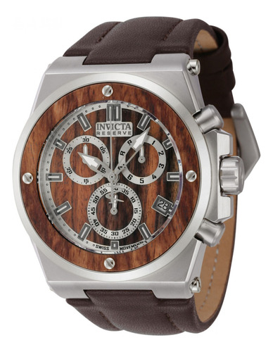 Reloj Para Unisexo Invicta Reserve 45715 Marrón