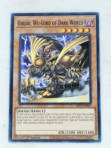 Gold Wu-lord Of Dak World Comun Yugioh