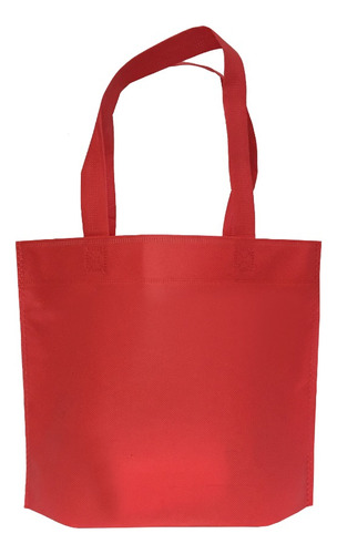 50 Bolsas De Friselina Planas Color Rojo 25x30x10cm