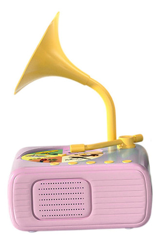Gramófono Infantil, Fonógrafo Educativo Para Niños Rosa