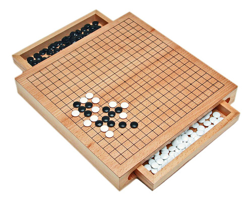 Set De Go De Madera De We Games Con Cajones, 12 Pulgadas