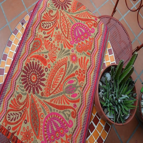 Carpeta De Mesa Lisa Chenille 0,40x0,70 M Color Mej Caramel