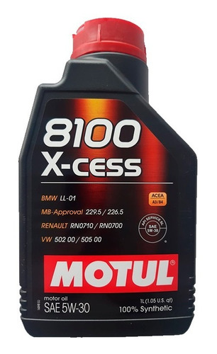 Óleo Lubrificante Motul 5w-30 8100 X-cess