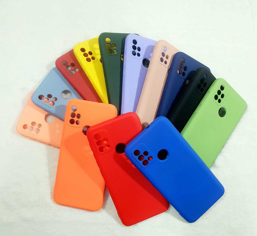 Funda de silicona compatible para Moto G10, G20, G30 6.5, color amarillo aterciopelado