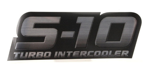 Emblema  S10 Turbo Intercooler  Lat Original Chevrolet S10 0