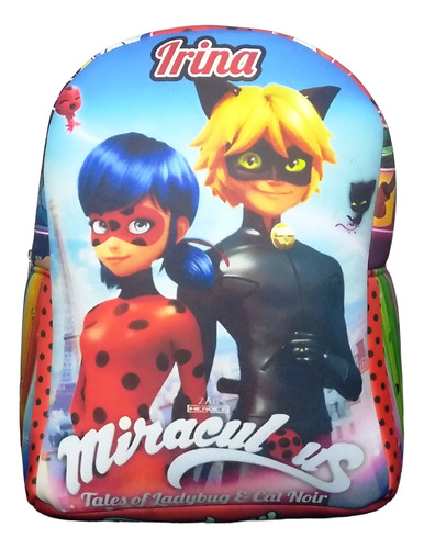 Mochila Infantil Personalizada Miraculous Ladybug