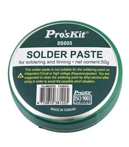 Pasta Gel Para Soldar Estaño 50g Proskit 8s005