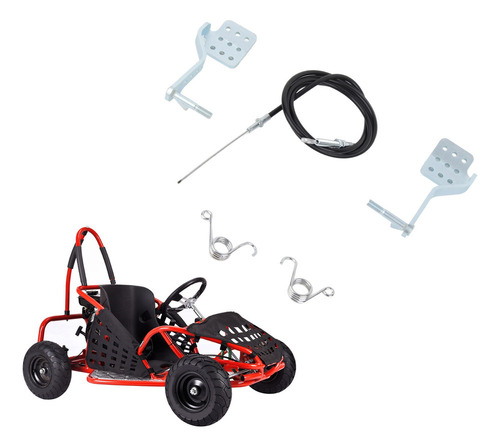 Pedales Acelerador De Freno Go Kart Con Cable De Acelerador