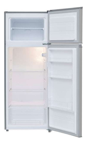 Midea Mdrt210ccnls Refrigerador Con Freezer Color Gris Con Capacidad De 8ft³ 127v