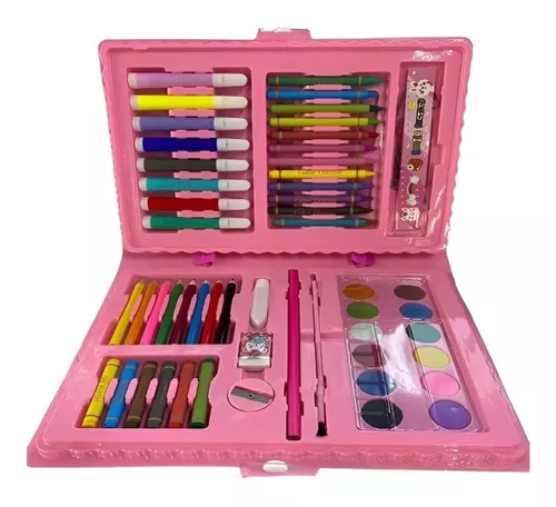 Set Lapices De Colores 68 Piezas Arte Marcadores Plumon Kit