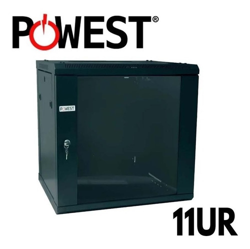 Gabinete Rack De Pared Cerrado 11ur 60x50x60cm Powest