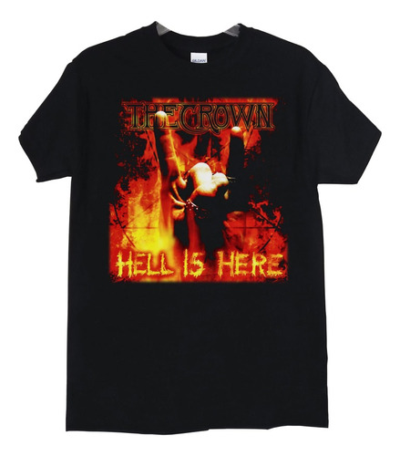 Polera The Crown Hell Is Here Metal Abominatron
