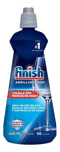 Imagen 3 de 7 de Combo Abrillantador Lavavajillas Automatico Finish 400ml X12