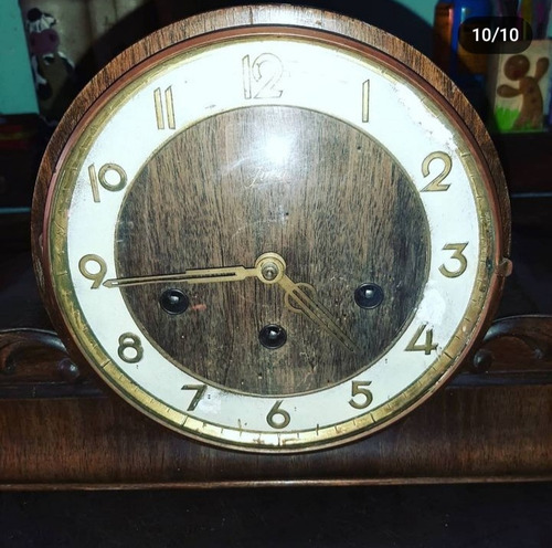 Reloj Antiguo Juba Alemán Péndulo Llave Carrillon Impecable (Usado)