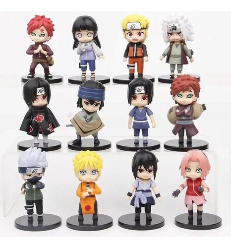 12 Piezas Figura De Acción De Naruto De Juguete