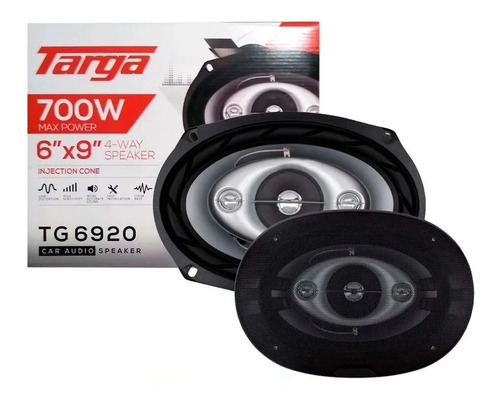 Parlantes Targa Tg 6920 6x9 Pulgadas Cuadriaxial 700w