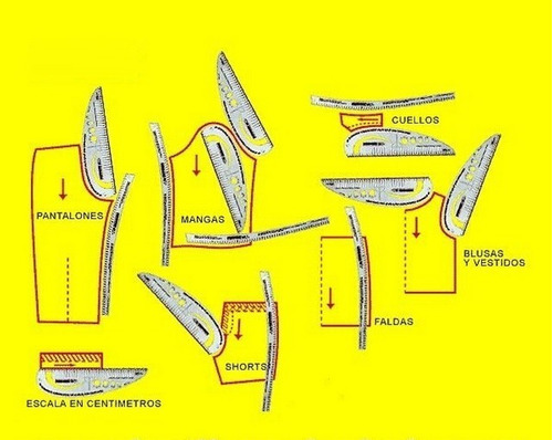 Kit Imprimible Reglas Curvas De Costura, Bordado