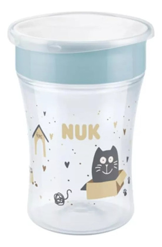 Vaso Nuk Magic Cup Azul 250 Ml 8 Meses 360 Vasito Involcable