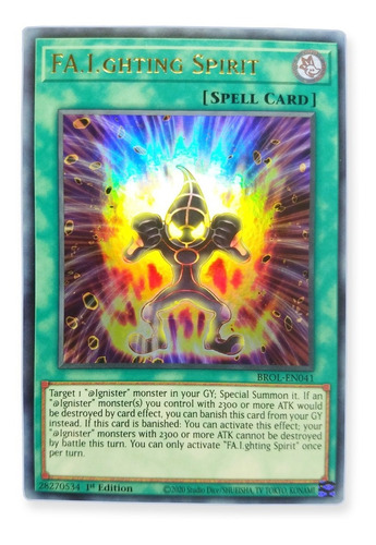 Yugi-oh! Fa.i.ghting Spirit Brol-en041 Ultra