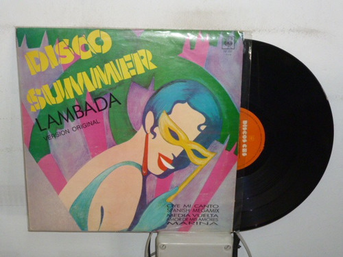 Gloria Estefan Disco Summer Lambada Vinilo Argentino