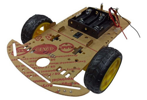 Kit Chasis Carro 2wd Plataforma Movil Robot Arduino 