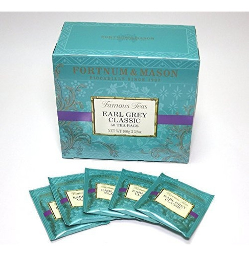 Caja De Tè British Royal Warrant Fortnum & Mason Earl Grey 