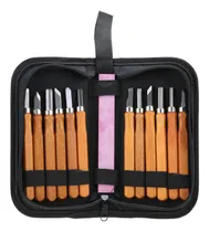 Comprar Juego De 12 Cuchillos Para Tallar Madera,herramienta De