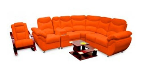Juego De Sala En L Modelo Deluxe. Varios Colores.