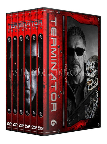 Terminator Saga Completa Pack 6 Peliculas Coleccion Dvd
