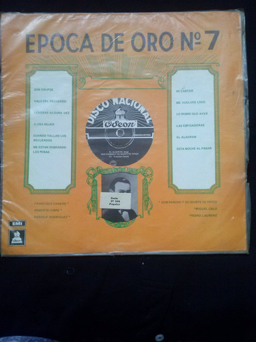 Lp Época De Oro N° 7