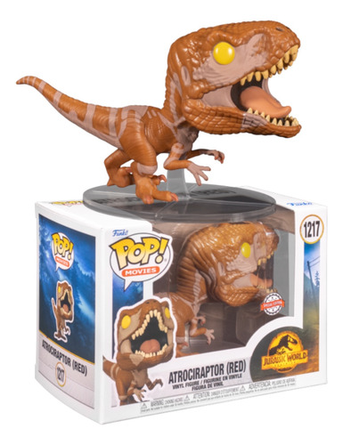 Funko Pop Atrociraptor Red #1217 Jurassic World Exclusivo