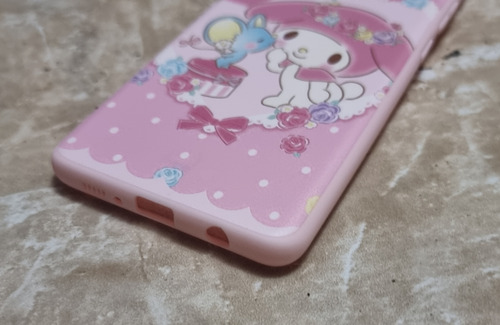 Case De Silicona My Melody Para Samsung Galaxy S10 Plus.