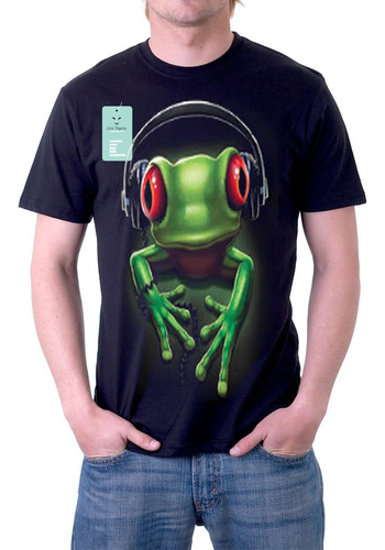 Playera Full Weight Arts Manga Corta Audio Frog