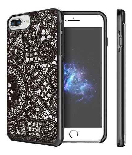 . Funda Prodigee Show Lace Para iPhone 8 Plus Y 7 Plus Negra