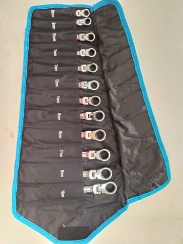 Juego De Llaves Con Ratchet Flexible 12 Piezas Duratech