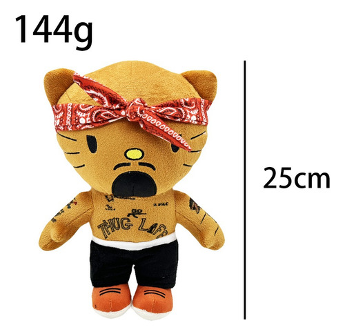 Hello Selena Tupac Kitty Peluche Muñeca Cumpleaño Regalo