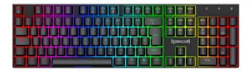 Teclado REDRAGON K556RGB-M Gamer Dharma MAGNETIC LAYOUT ABNT2 FUL...