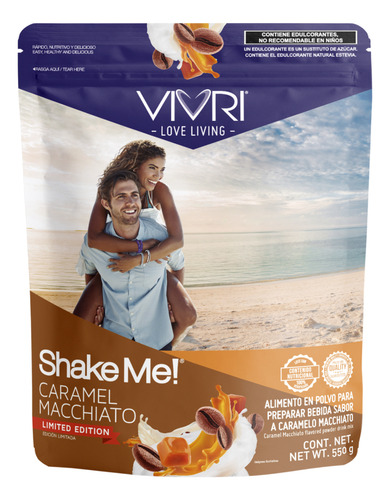 Vivri Shake Me! Caramel Macchiato Sustituye La Comida