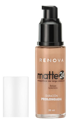 Base De Maquillaje Líquido Larga Duración Matte Beige Solead
