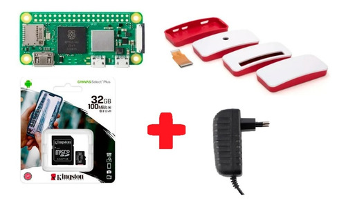 Imagen 1 de 1 de Raspberry Pi Zero 2 W Con Kit Accesorios