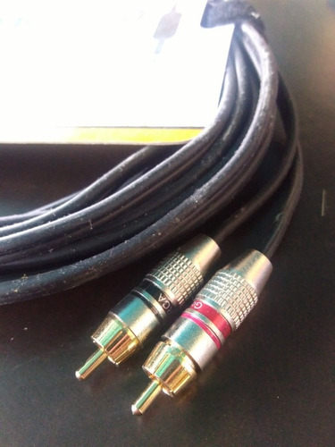 Imagen 4 de 4 de Cable Para Instrumentos Musicales 1/4 A Rca