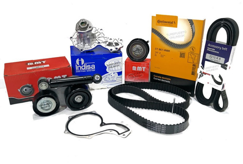 Kit Distribucion + Bomba + Kit Poly-v Gol Country 1.9 Diesel