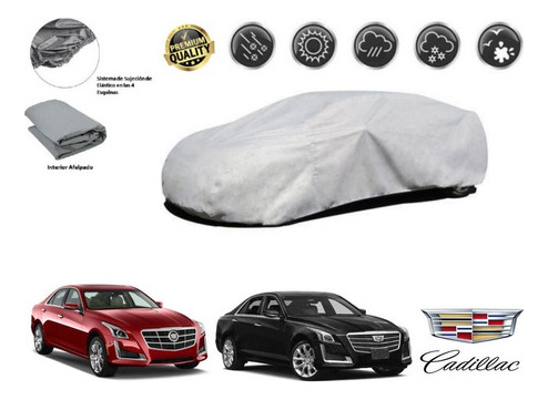 Lona Cubreauto Afelpada Premium Cadillac Cts 2015