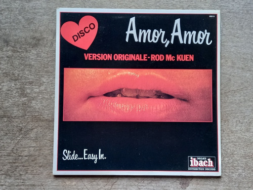 Disco Lp Rod Mc Kuen - Amor Slide Easy In (1977) Francia R5