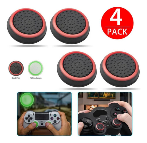 Capa Controle Borracha Analógico Xbox One Ps5 Ps4 Ps3 Pro