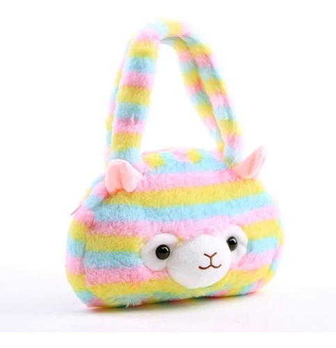 Bolso Alpaca Arcoíris Para Niñas