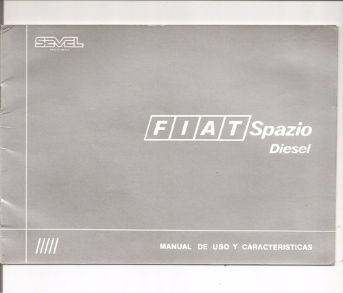 Manual De Uso Del Fiat Spazio Diesel