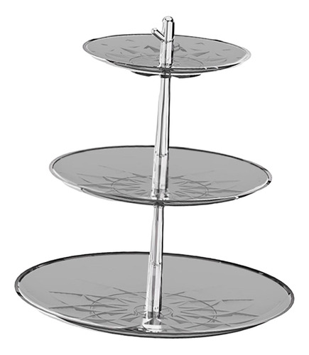 Soporte De 3 Niveles Para Cupcakes, Plato Compatible Con